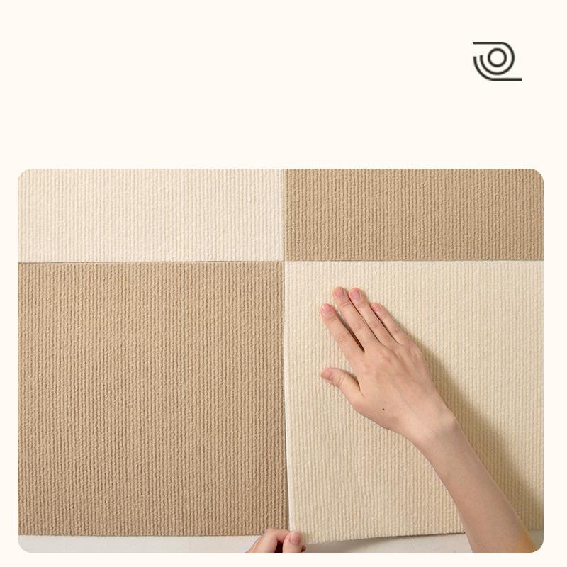 Office Living Room Bedroom Self-adhesive Splicing Carpet Crawling Mat Square Non-slip Floor Mat Hoom Decoration