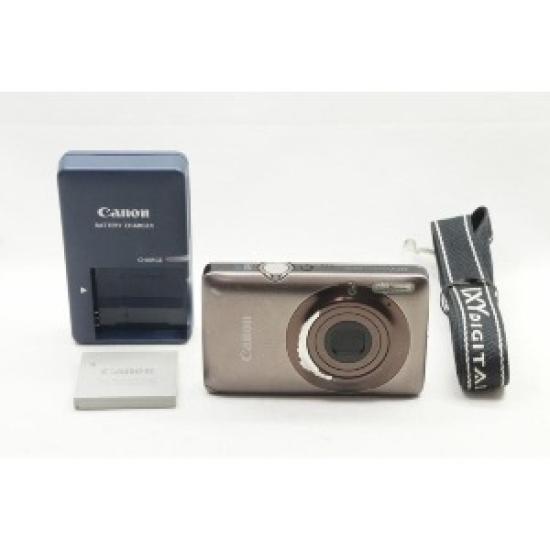 Used Canon IXY DIGITAL 220 IS Compact Digital Camera | Brown | 12.1MP | For Parts or Repair | Defective Item