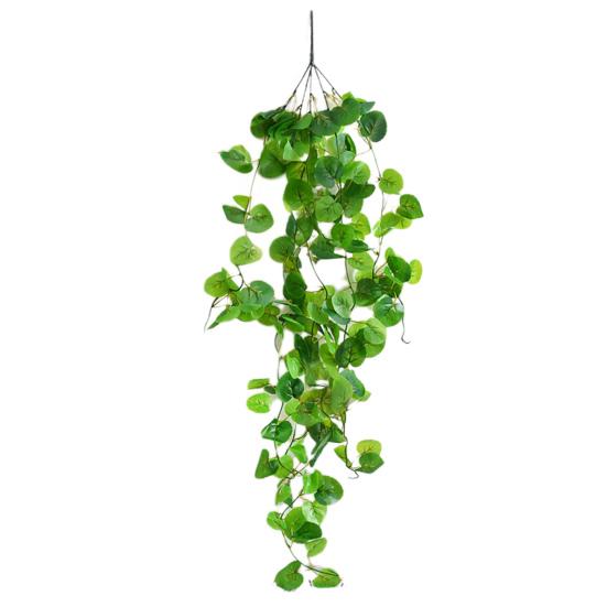 Hanging Artificial Green Plants UV Resistant Realistic Fake Leaf Vine Ivy Wedding Party Indoor Outdoor Garden Wall Hanging Faux Greenery Decoration
