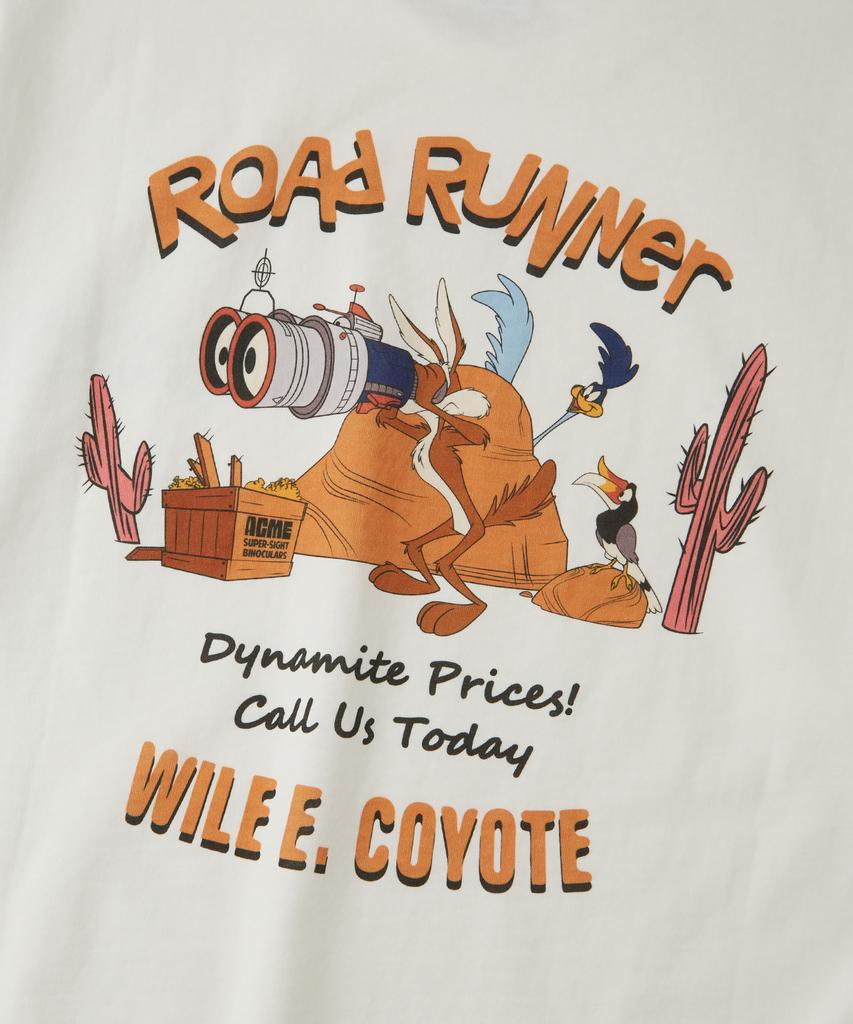 OUTSTANDING [Looney Tunes] Half Sleeve Tee(Call Us Today)_Off White