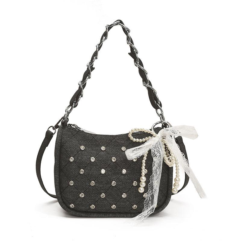 Popular Niche Polka Dot Bag Women's Bag New Versatile Messenger Bag Fashionable Women's Shoulder Armpit Bag