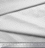 Soimoi White Japan Crepe Satin Fabric Spiral & Stripe Geometric Print Fabric by the Metre 42 Inch
