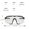 Pochromische Sonnenbrille für Herren Damen Outdoor-Sportbrille Baseball Radfahren Laufen MTB Fahrrad Fahrradbrille mit Box