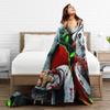 Terrifier Decke Film Kunst Der Clown Camping Flanell Bettwäsche Überwürfe Für Heimdekor Weich Warm Benutzerdefinierte Qualität Tagesdecke Geschenk