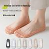 Women's Summer Thin No-Show Cotton Boat Socks with Non-Slip Lace Trim