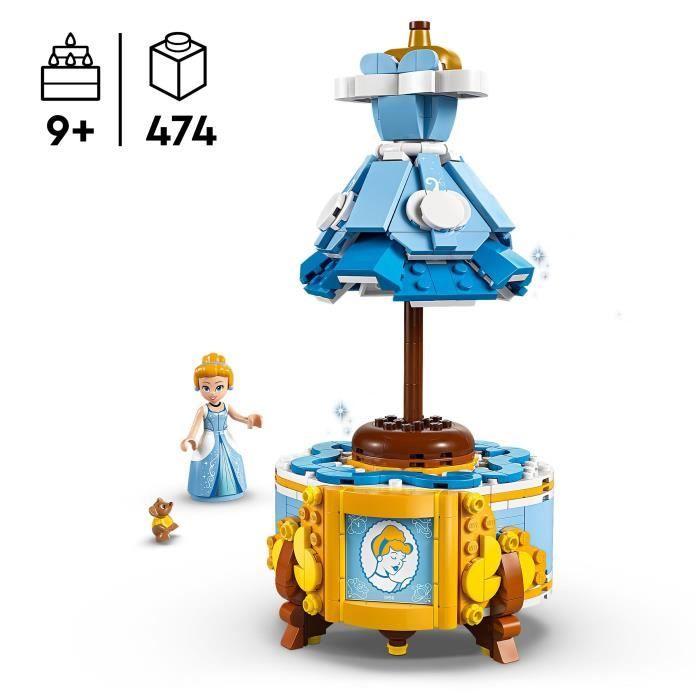 LEGO Disney Princess 43266 Cinderellas Kleid - Bauset für 9-jährige Mädchen