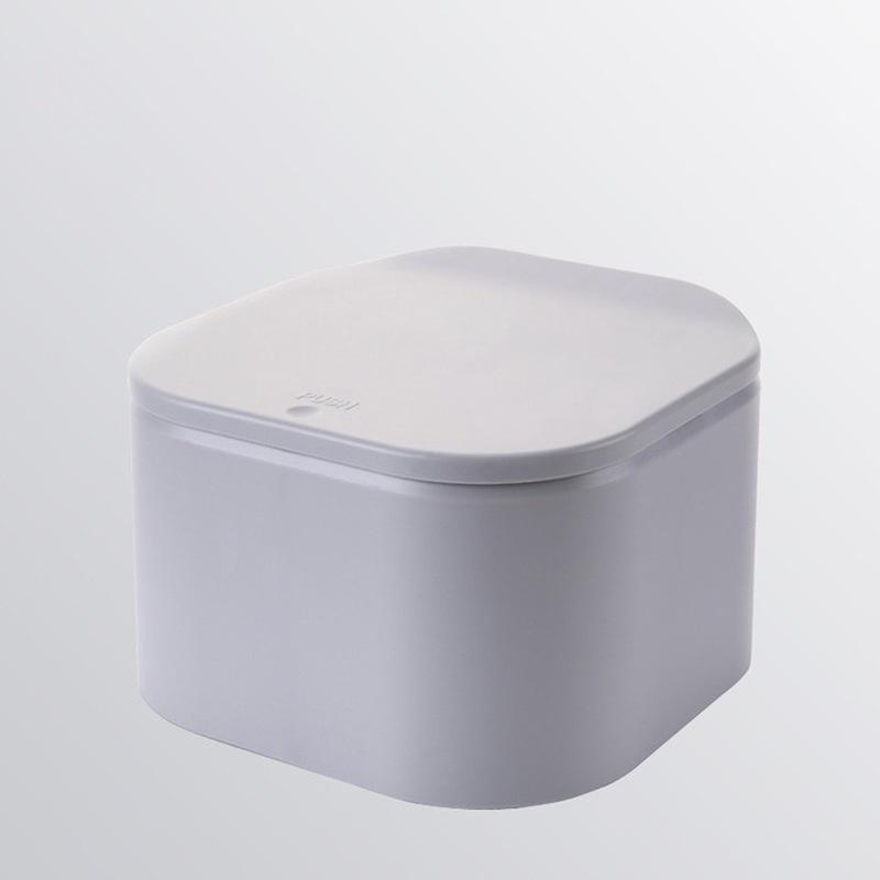 Desktop Small Trash Can Living Room Wastebasket Office Small Trash Can Household Waste Bin Small Desktop Garbage Basket Table