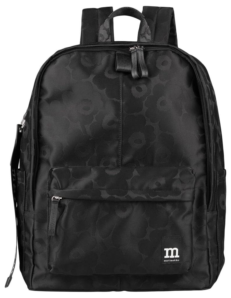 Zip Top Backpack Unikko Backpack F Black [Marimekko] Women's 52_1_52249293324