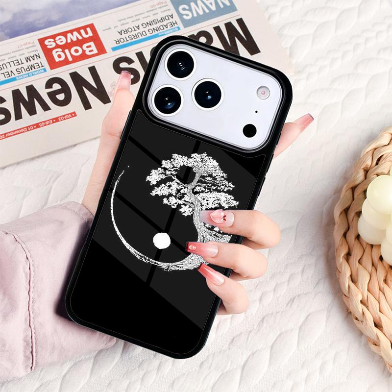 Lebensbaum Yin Yang Handyhülle Für IPhone 17 16e 15 14 13 12 11 Pro Max Air Mini Weiche Schutzhülle