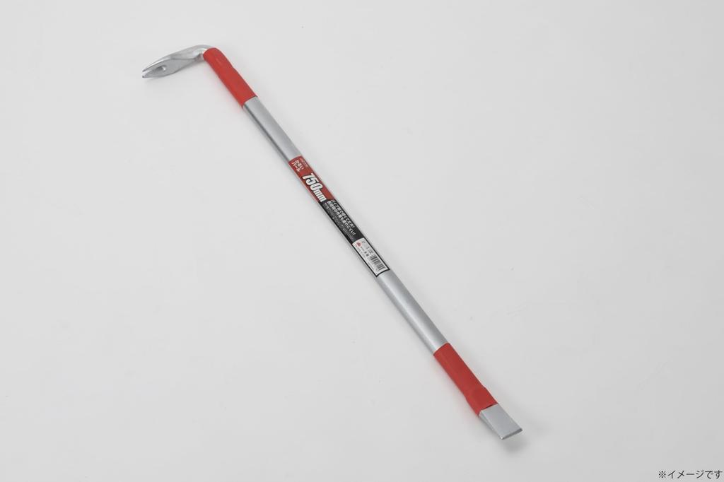 Takagi TAKAGI Lightweight Crowbar, 750mm, for nail pulling, leveraging, demolition, and lifting heavy objects. Made of lightweight, durable pipe const