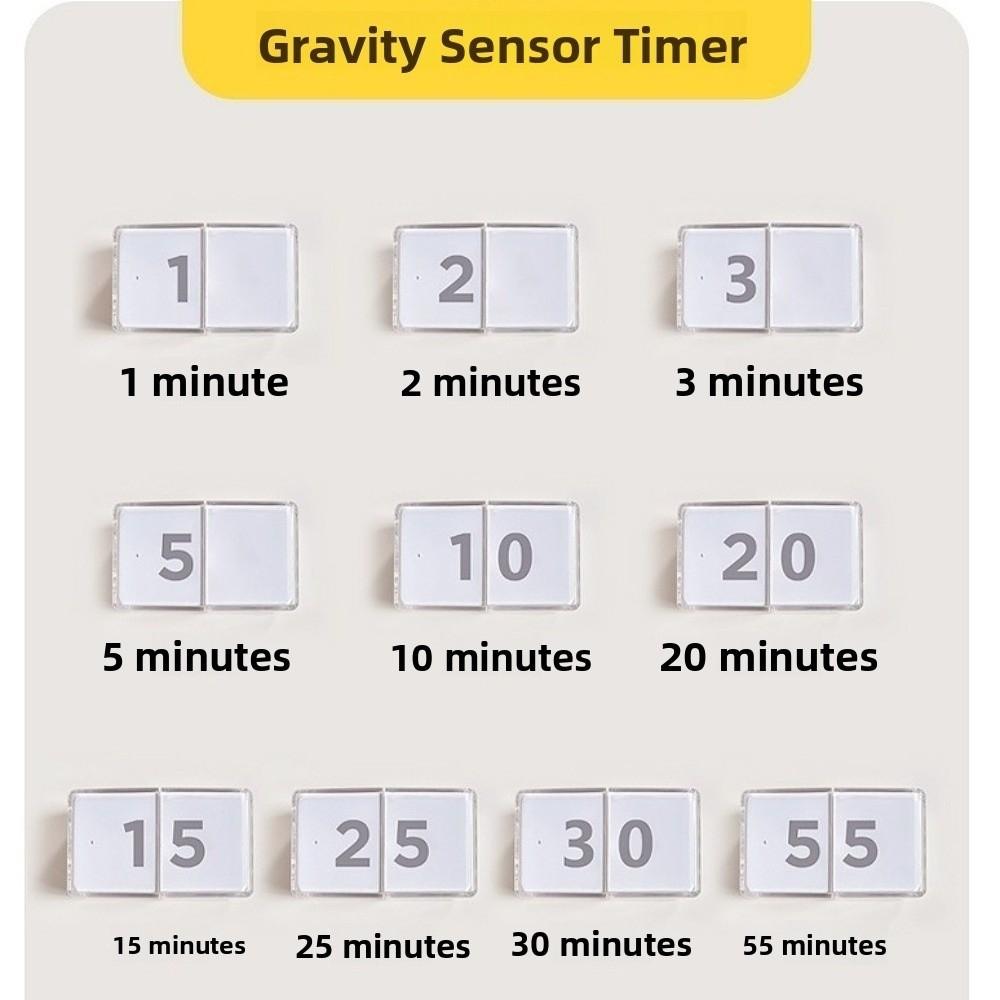 Time Management Flip Gravity Sensing Timer Self Discipline Kitchen Timer Home Bedroom