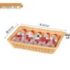 Rattan Storage Fruit Basket Set