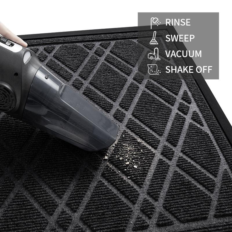 Nordic Wind Rubber Entry Door Floor Mat Household Entryway Easy To Take Care of Foot Mat Commercial Door Sand Scraping Dust Mat