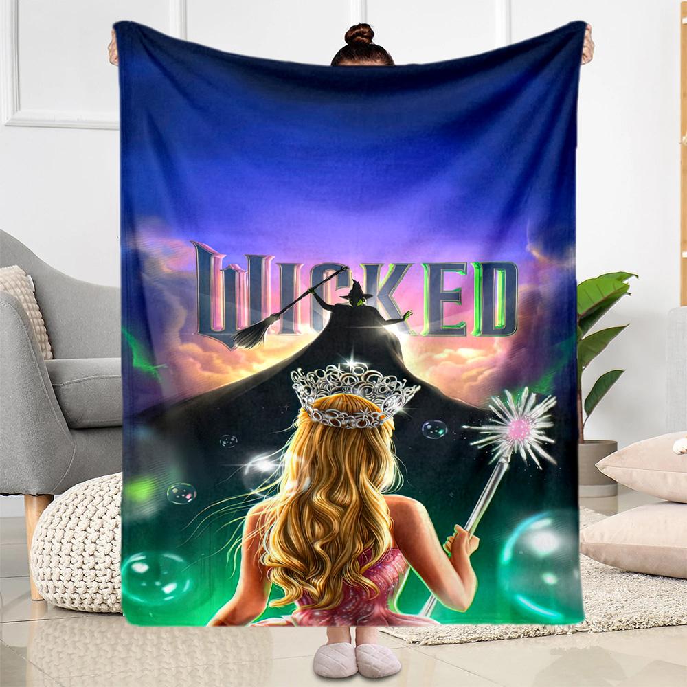Gothic Style Blanket Comfortable Perfect for Bed Livingroom Sofa for All Seasons Digital Print Suitable for Gifting Relatives and Friends