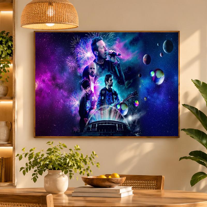 5D Diamond Painting Coldplay DIY Full Drill Diamond Art Kit Home Decoration