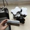 Bone-shaped Magic Sponge with Three-layer Design, Multi-purpose, Highly Absorbent, Durable, and Scratch-resistant, Ideal for Kitchen and Bathroom Use
