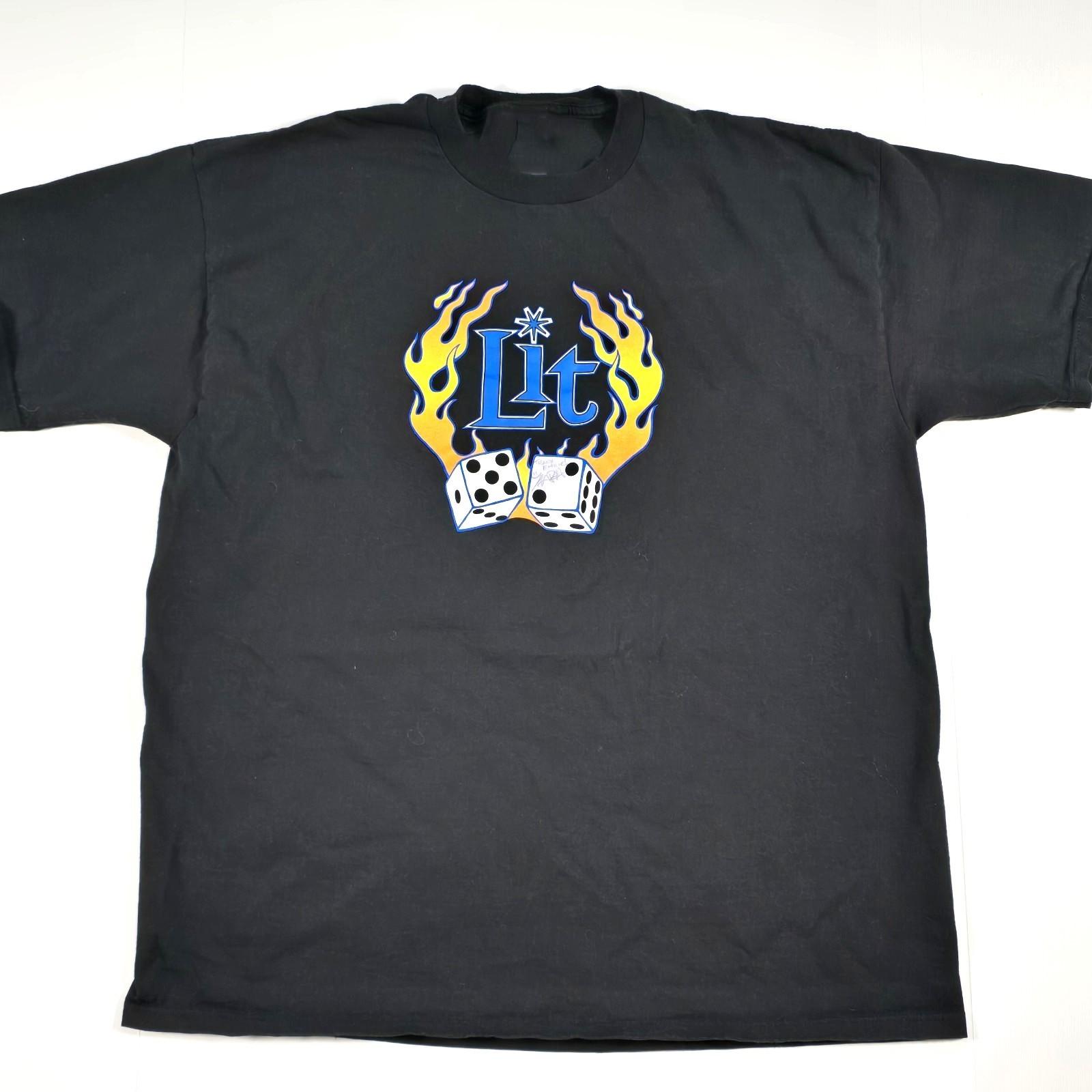 LIT BAND A PLACE IN THE SUN Black Cotton Shirt Full size S-5XL TH277 XL