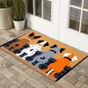 Cartoon Carpet Four Puppies Doormat Welcome Carpet Living Room Carpet Rug For Bedroom Outdoor Carpet Home Decoration
