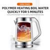 Water Boiling Kettle Double Layered Anti Scalding Kettle 110V/220V Kettle Electric Stainless Steel/Glass And 1L/2L Available
