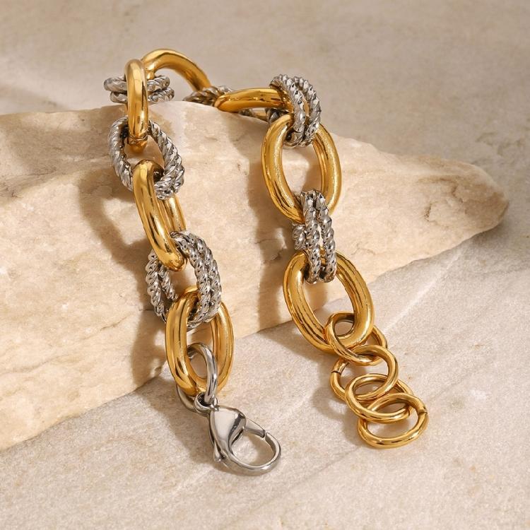 Delicate 18K Gold Plated Chain Bracelet Elegant Styles Suitable for Both Casual and Formal Special Event Daily Use