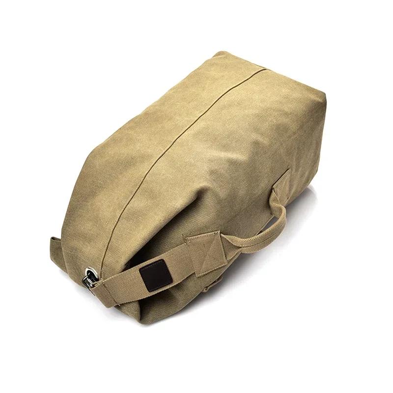 Large Capacity Travel Climbing Bag Tactical Backpack Women Bags Canvas Bucket Bag Shoulder Sports Bag Male