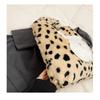 Tooxika Autumn And Winter High-grade Fur Bag Leopard Print Underarm Bag Fashionable Plush Puppy Shoulder Bag