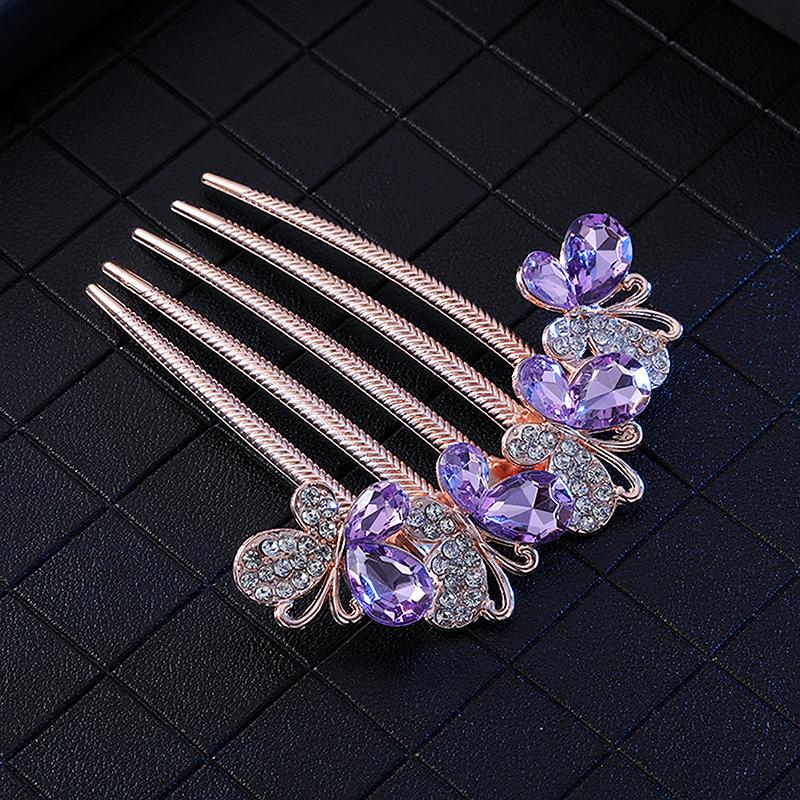 Vintage Blumen Haarspangen Koreanischer Stil Perle Haarkämme Glänzende Haarnadeln Für Frauen Haarschmuck