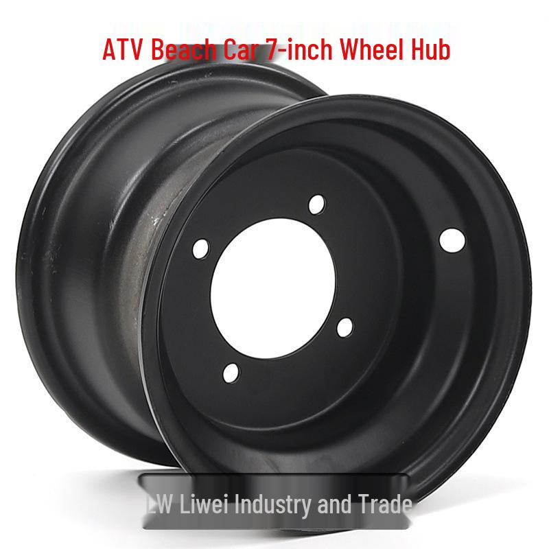 Dinosaur Steel Rim 16x8-7 Inch ATV Little Bull Beach Car Tires & Wheels with Four-Hole Hub