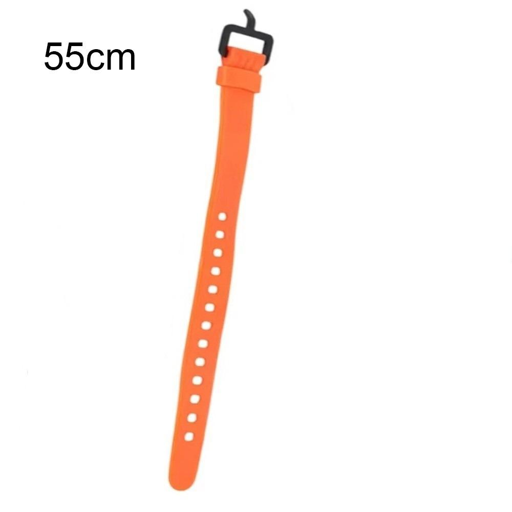 Belt Buckle Rubber Tension Strap Reusable Adjustable Cargo Tie-Down Strap 35/45/55cm Quick Release Tool Multifunctional Strap