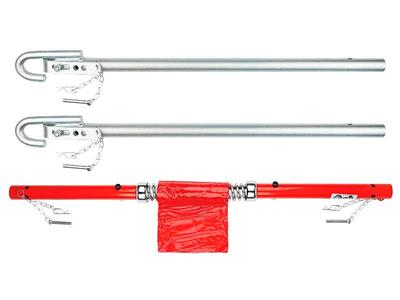 3T Rigid Tow Bar, TÜV GS, 180 Cm with Spring