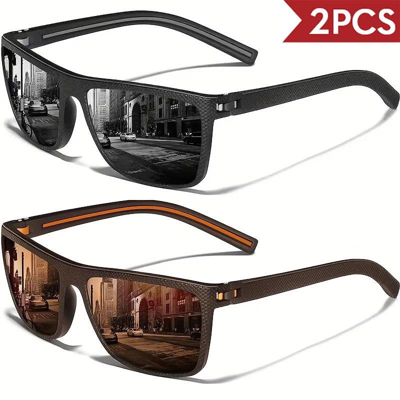 3PCS Amazing Men Polarized Sunglasses Unisex UV400 Glasses Fishing Goggles Outdoor Sport Eyewear  for Driving Fishing Cycling