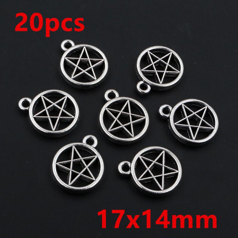 10-50pcs Alloy Metal Star Charms Pendant for Necklace Bracelet Earrings DIY Jewelry Making Accessories Findings Crafts