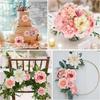 Pink Blue Artificial Flowers Combo Box Set for DIY Floral Arrangement Wedding Bouquet Party Table Centerpieces Decoration