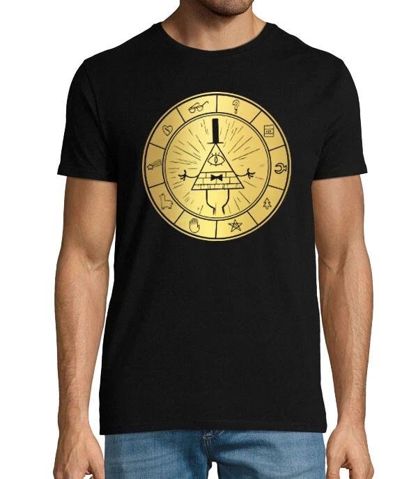 Gravity Falls Bill Cipher Zodiac Wheel Unisexs TShirt S