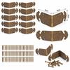 70pcs Brass Material Box Corner Protectors Corner Guards  Wooden Box Protection