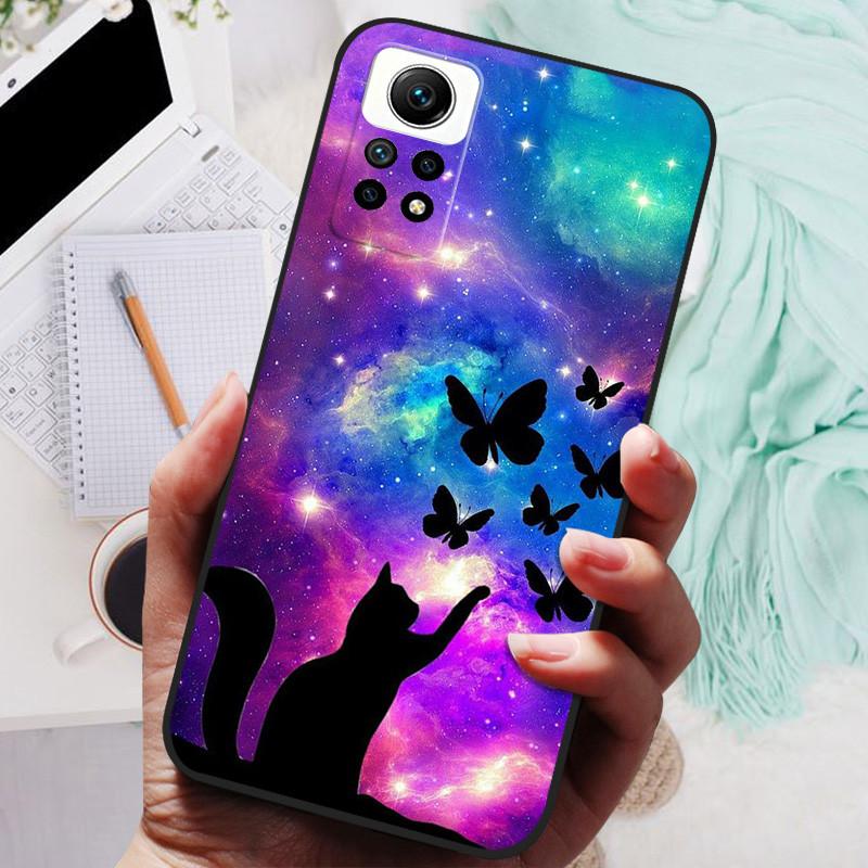 Cover For Redmi Note 12 Pro 4G Case Silicone Painted Soft Protective Black Coque For Xiaomi Redmi Note12 Pro 4G NFC Cartoon TPU