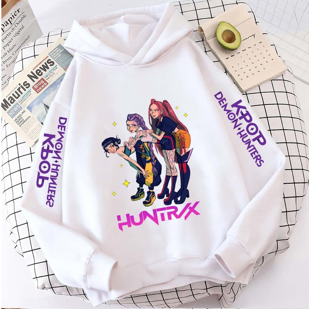 K-pop Devil Hunter Hoodie Girls' Long Sleeve Jacket Saja Children's Printed Hoodie Fashion Hoodie Children's Top