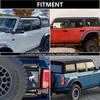 Tailgate Hinge Cover Trim for Ford Bronco 2 Door 4 Door 2021 2022 2023 2024 2025 Rear Door Hinge Liftgate Trim Exterior Decoration Accessories Spare
