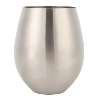 Wine Glass 304 Stainless Steel 570ML Metal Drinking Cup Outdoor Cooler Cup Dishwasher Safe