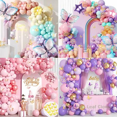 Pink Balloon Arch Kit Balloon Garland Bow Balloons Wedding Decor Baby Shower Girl Birthday Adult Bachelorette Party Decorations