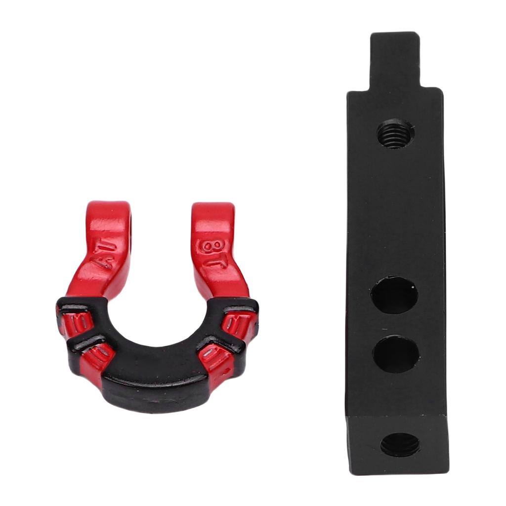 RC Car Trailer Hook Fit for 4107 MK07 Multifunctional High Strength Alloy 1 8 1 10 RC Car Model Tow Hitch Black with