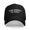 Make America Go Away MAGA Adjustable Hat Summer Sunscreen Baseball Caps Unisex's Women's  Hip Hop Baseball Cap Casual Outdoor Hats