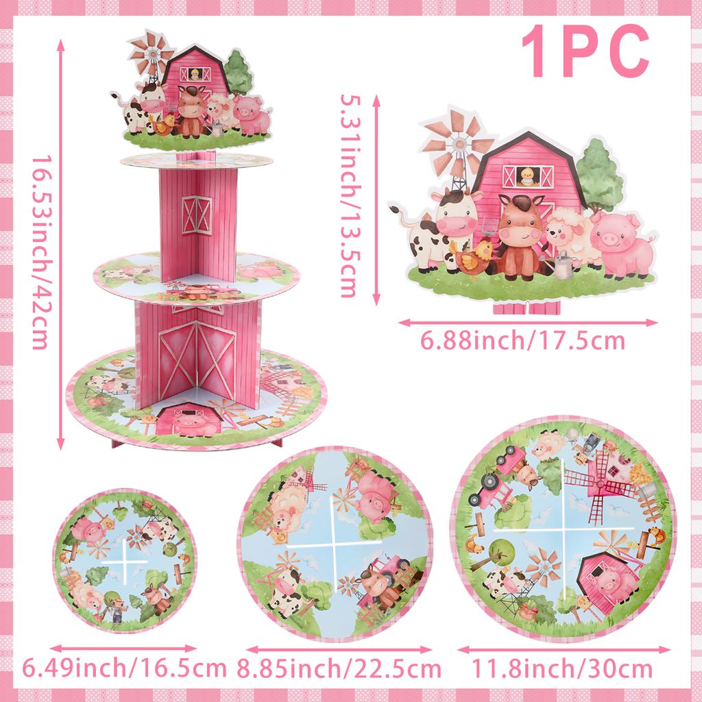 Cake Display Stand Jungle Mermaid Birthday Party Decorations Kids Dessert Holder Cake Tray Butterfly Baby Shower Cupcake Support