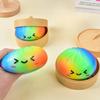 @*Giocattolo Squishy Raviolo Colore Arcobaleno Con Bambù A Lenta Risalita Pallina Antistress Fidget Giocattoli Morbidi Da Spremere Per Adulti E Bambini