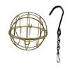 1Pcs Metal Suet Ball Bird Feeder Set With Hanging Chain Squirrel Proof Bird Feeders For Outdoor Garden Hummingbird Feeders