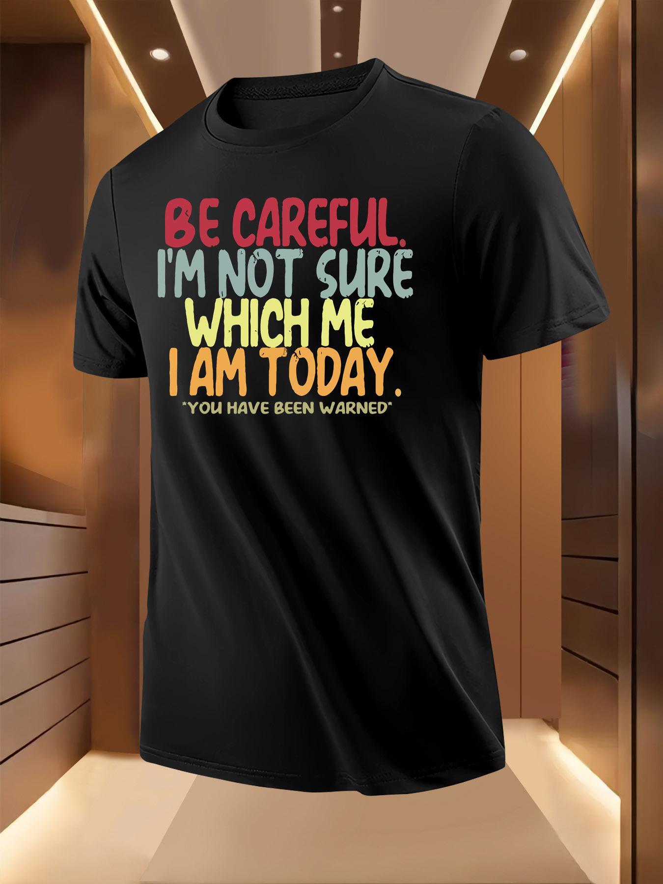 Funny Warning Message Tshirt - Lightweight Breathable Sum... XXXXL
