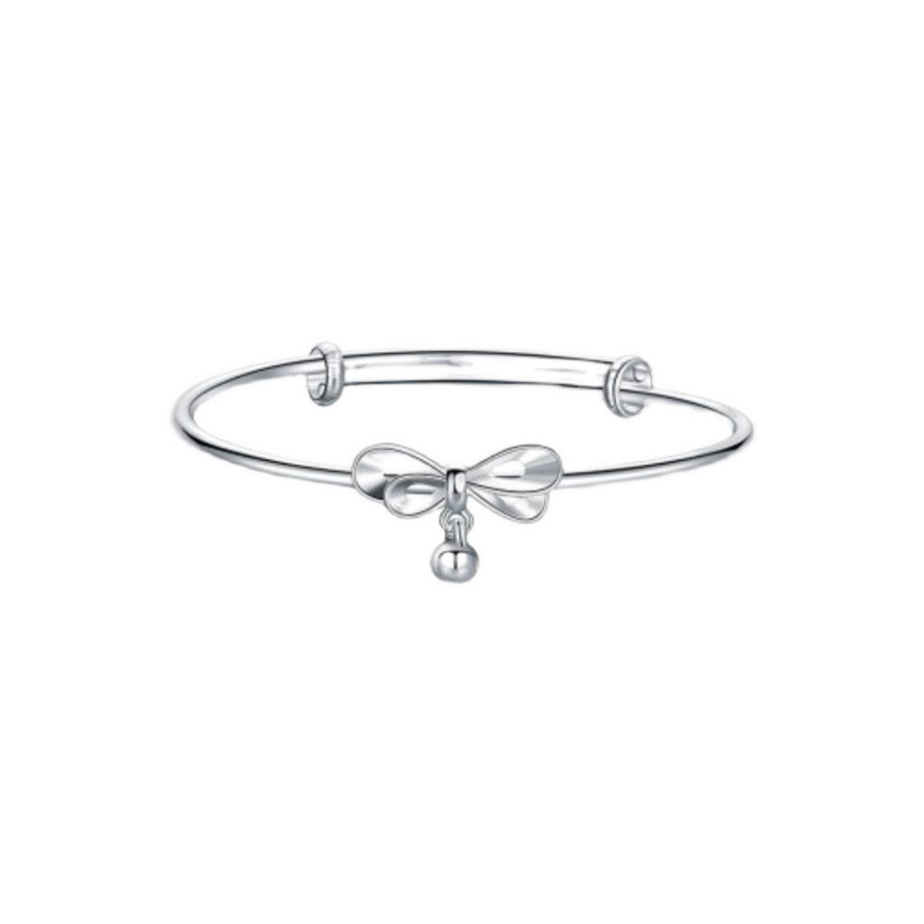Bow Bell Decor Bracelet for Women Sweet Fresh Simple Bracelet Student Birthday Gift for Girlfriend