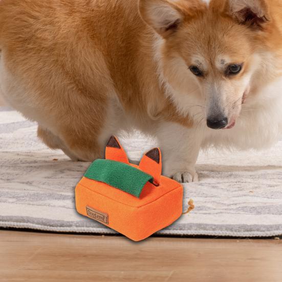 Interaktives Intelligenzspielzeug Für Hunde - Quietschender Elch Zum Schnüffeln & Tauziehen | Weihnachts-Puzzle Spielzeug Für Kleine, Mittlere & Große Hunde