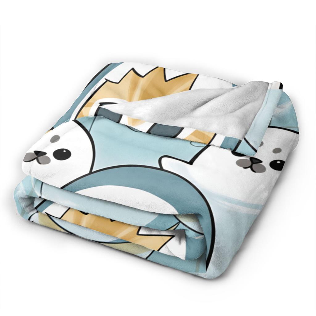 Mofusand Flannel Blanket Autumn  Super Warm Throw Blanket for Kids Adult Home Decor Funny Bedspread Sofa Bed Cover