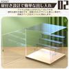 SAMIKAGO Acrylic Display Case with Transparent Display Stepped Tiered Display Collection Figure Display Assembly Required Lighted 5 Doors, Case,
